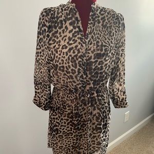 Vince Camuto Leopard Print Dress